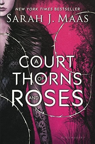 A Court of Thorns and Roses cover by Sarah J. Maas - romantasy fae retelling of Beauty and the Beast for adult readers
