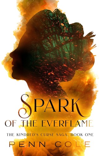 Spark of the Everflame cover by Penn Cole - indie romantasy series starter with a debt-bond frame and contested consent