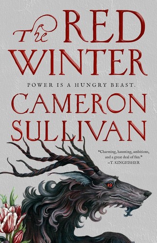 The Red Winter cover by Cameron Sullivan - occult historical dark fantasy with an immortal professor hosting a demon